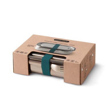 Logotrade corporate gift image of: Black+Blum Stainless Steel Lunch Box Large